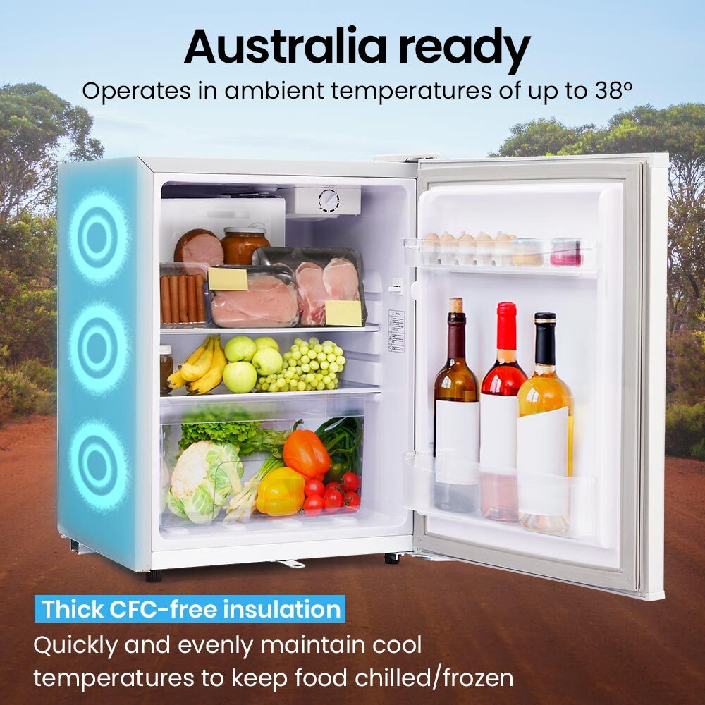 GECKO 70L Portable Fridge Freezer for Car Camping Caravans Fridges Refrigerator Cooler 12V/24V/240V-QLD_Rural