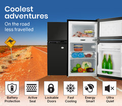 GECKO 95L Portable Upright Fridge Refrigerator 12V/24V/240V Caravan Motorhome-TAS_Rural