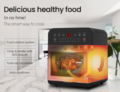 EUROCHEF 16L Air Fryer Electric Digital Airfryer Rotisserie Dry Large Big Cooker-NT_Rural