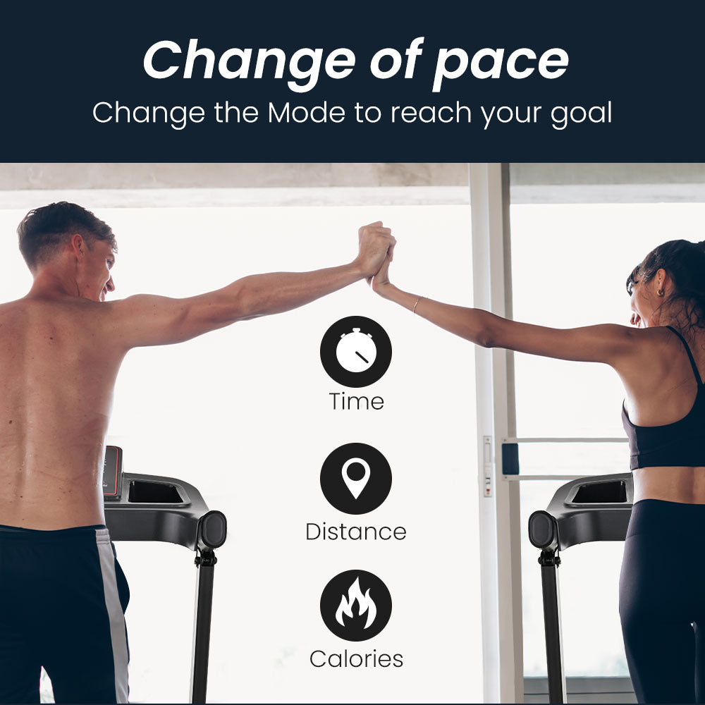 PROFLEX TRX3 Electric Treadmill, Compact Size, Foldable, USB/MP3, Pulse Sensors