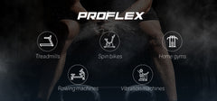 PROFLEX Weight Bench Workout Gym Press Adjustable Lifting Fitness Folding Bands-VIC_Rural