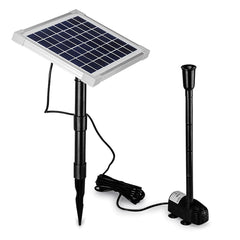 Protege 20W Solar Fountain Submersible Water Pump Power Panel Kit Garden Pond-REMOTE