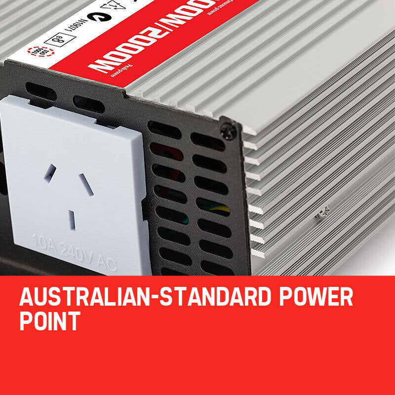 GENPOWER Pure Sine Wave 1000W/2000W 12V/240V Power Inverter Caravan Boat CarPlug-QLD_Rural