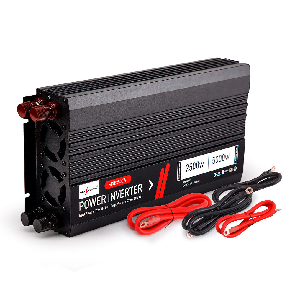 GENPOWER Modified Sine Wave 2500W/5000W 12V/240V Power Inverter Car Caravan Boat-QLD_Metro