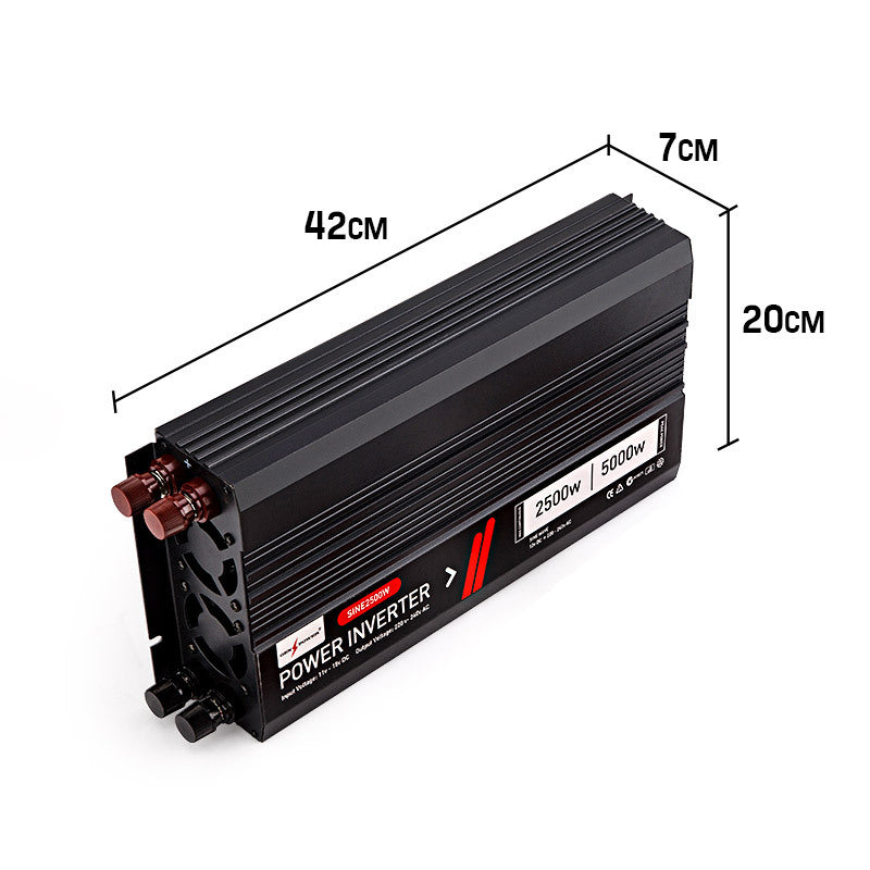 GENPOWER Modified Sine Wave 2500W/5000W 12V/240V Power Inverter Car Caravan Boat-ACT