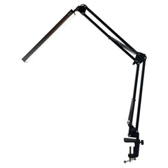 GOMINIMO LED Swing Arm Desk Lamp with Clamp (Black)