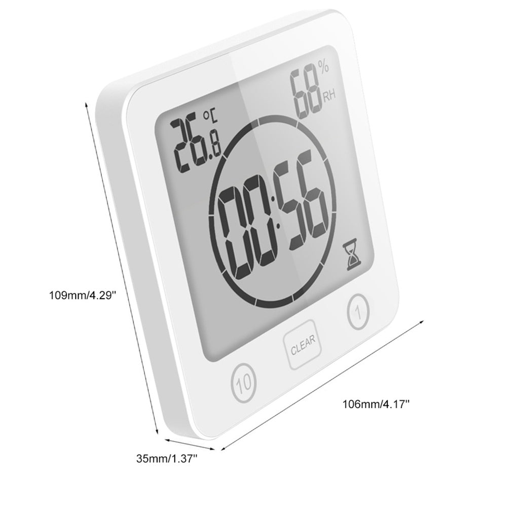 GOMINIMO Timer Shower Clock (White)