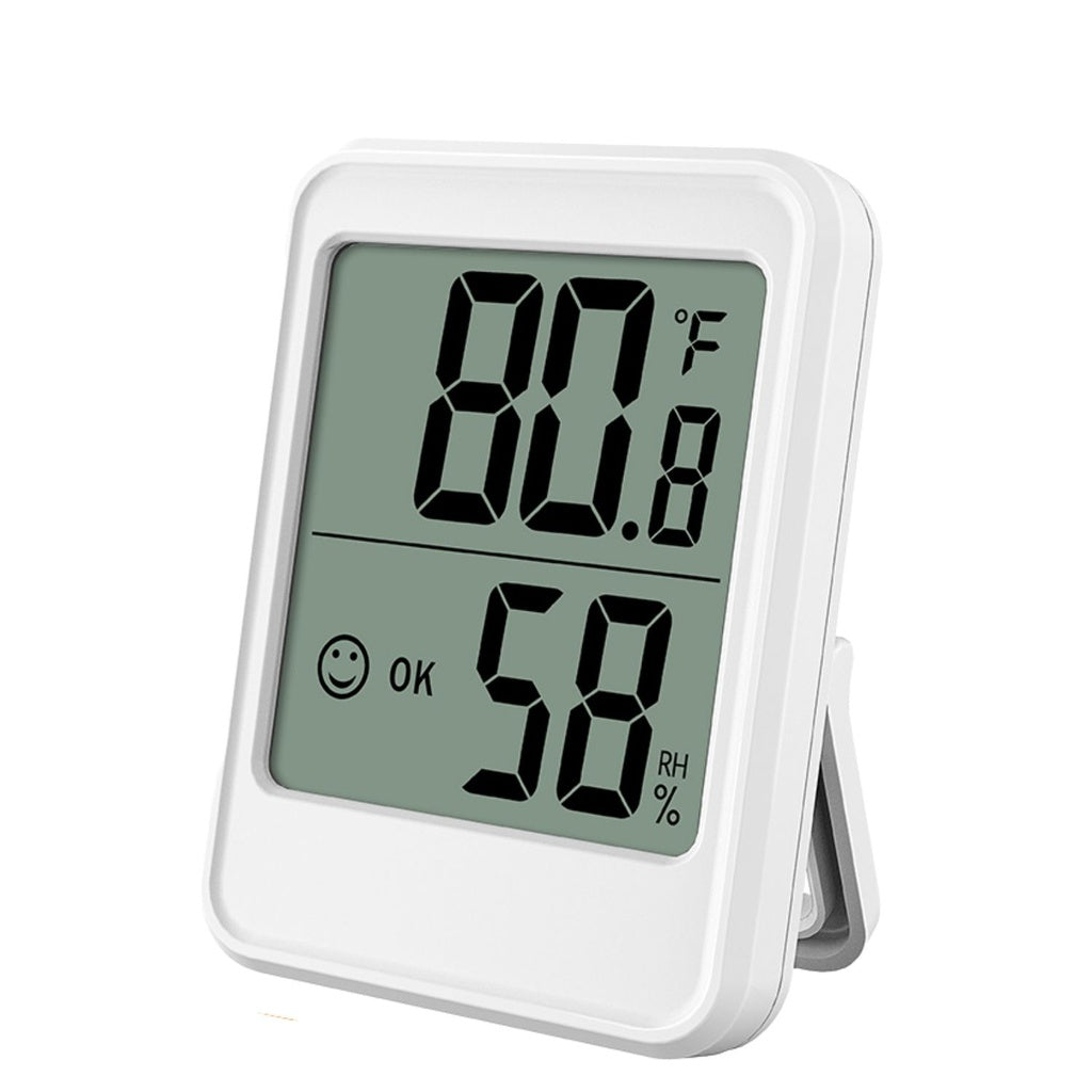 GOMINIMO Thermo Hygrometer No Highlow Record White