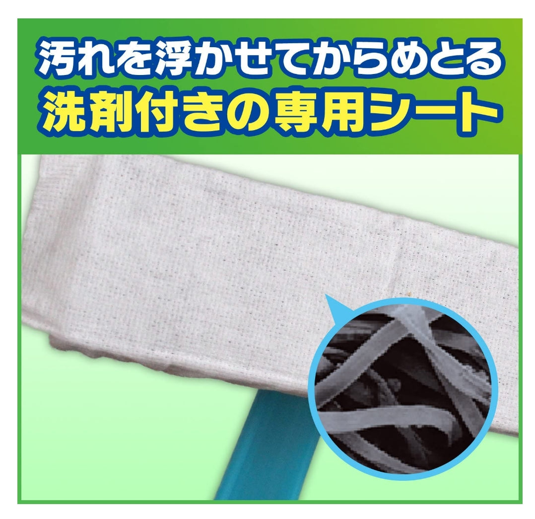 [6-PACK] Johnson Scrubbing bubble screen wiper(1 Wiper Body, 2 Sheets)-WA_Metro