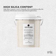 Orku 700g Fossil Shell Flour Tub - Livestock Garden Diatomaceous Earth