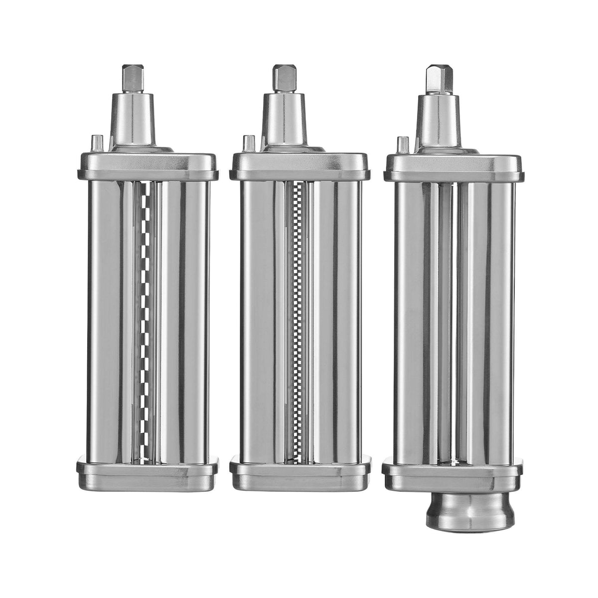 Kitchee Pasta Noodle Maker Roller Cutter Attachments - Compatible with KitchenAid Mixer