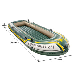 Intex Seahawk 4 Inflatable Boat Set - 4 Person-WA_Rural