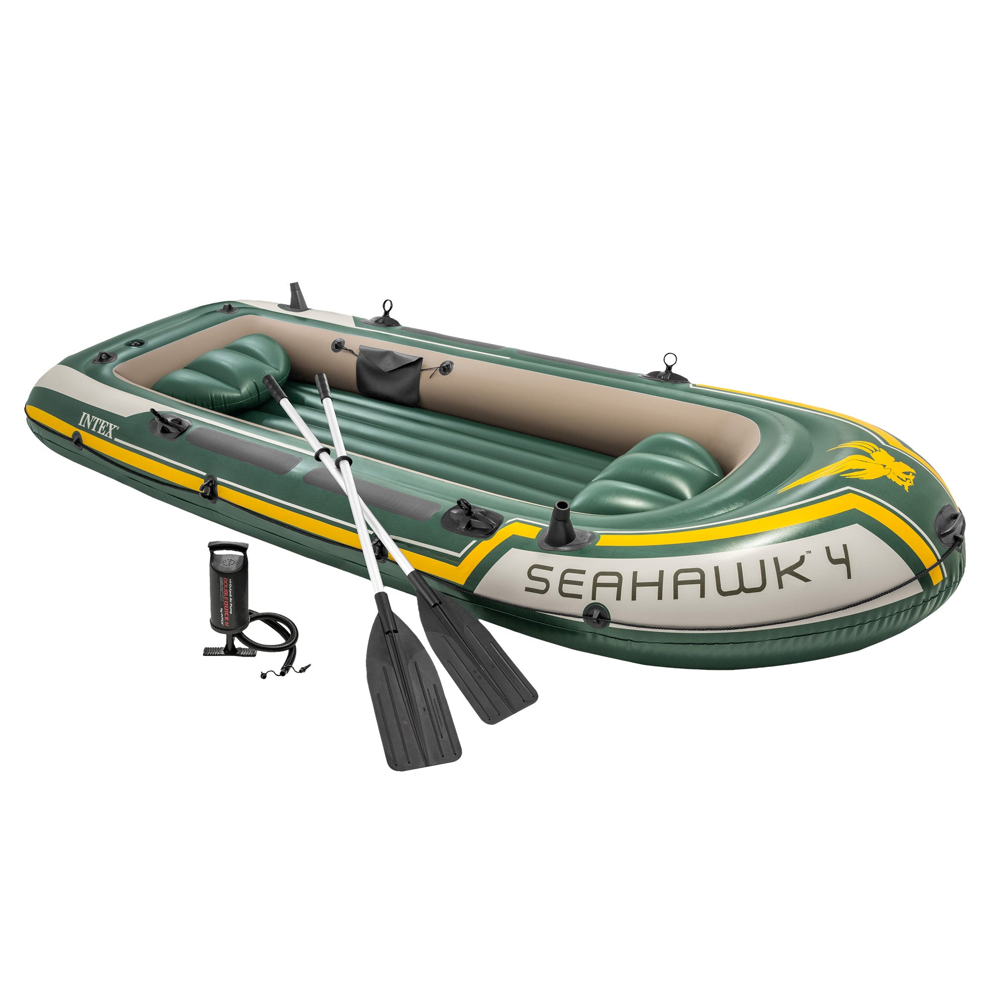 Intex Seahawk 4 Inflatable Boat Set - 4 Person-ACT