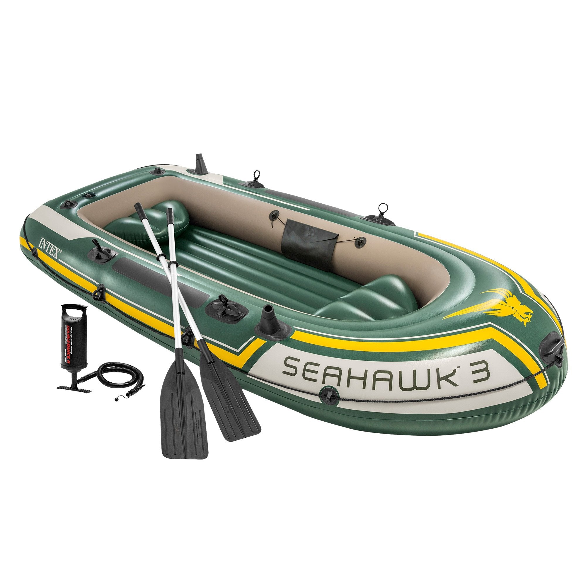 Intex Seahawk 3-person Inflatable Boat Set-NT_Rural