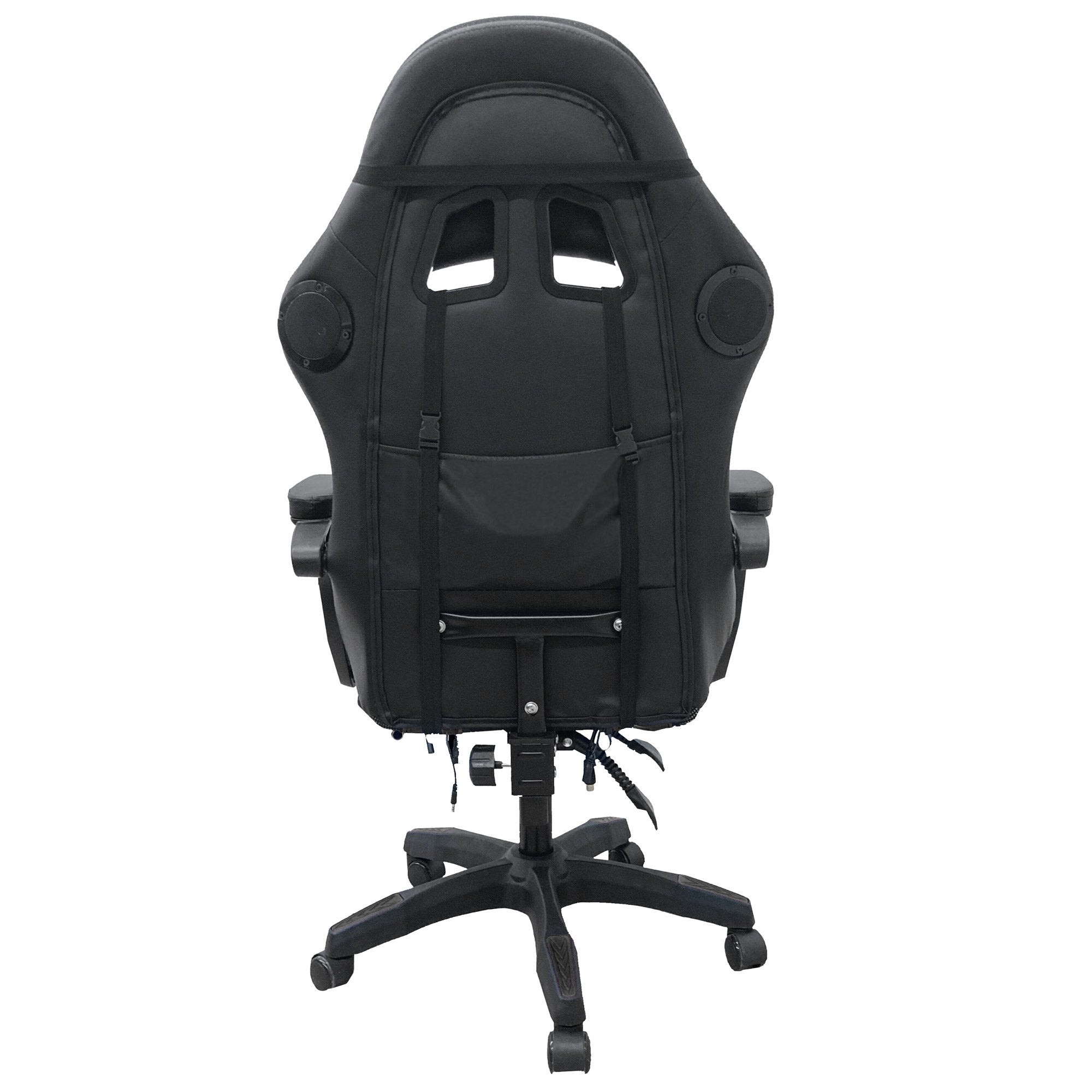 Intex Spire Onyx Led Massage Gaming Chair - Black-ACT