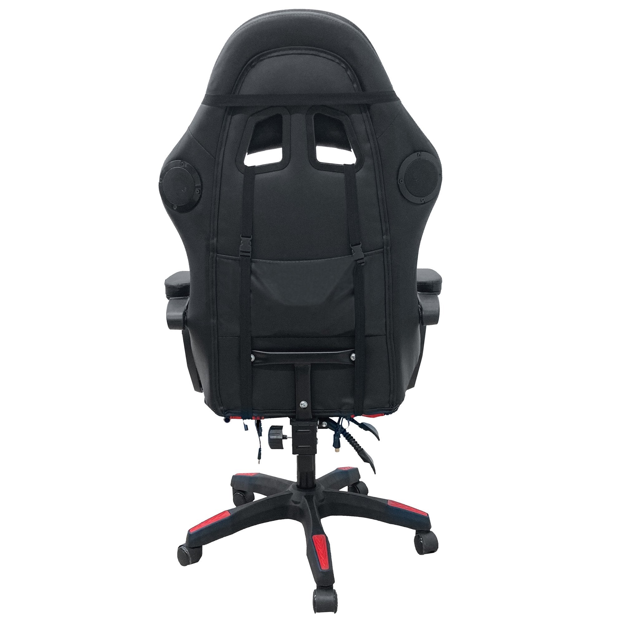 Intex Spire Onyx Led Massage Gaming Chair - Red And Black-ACT