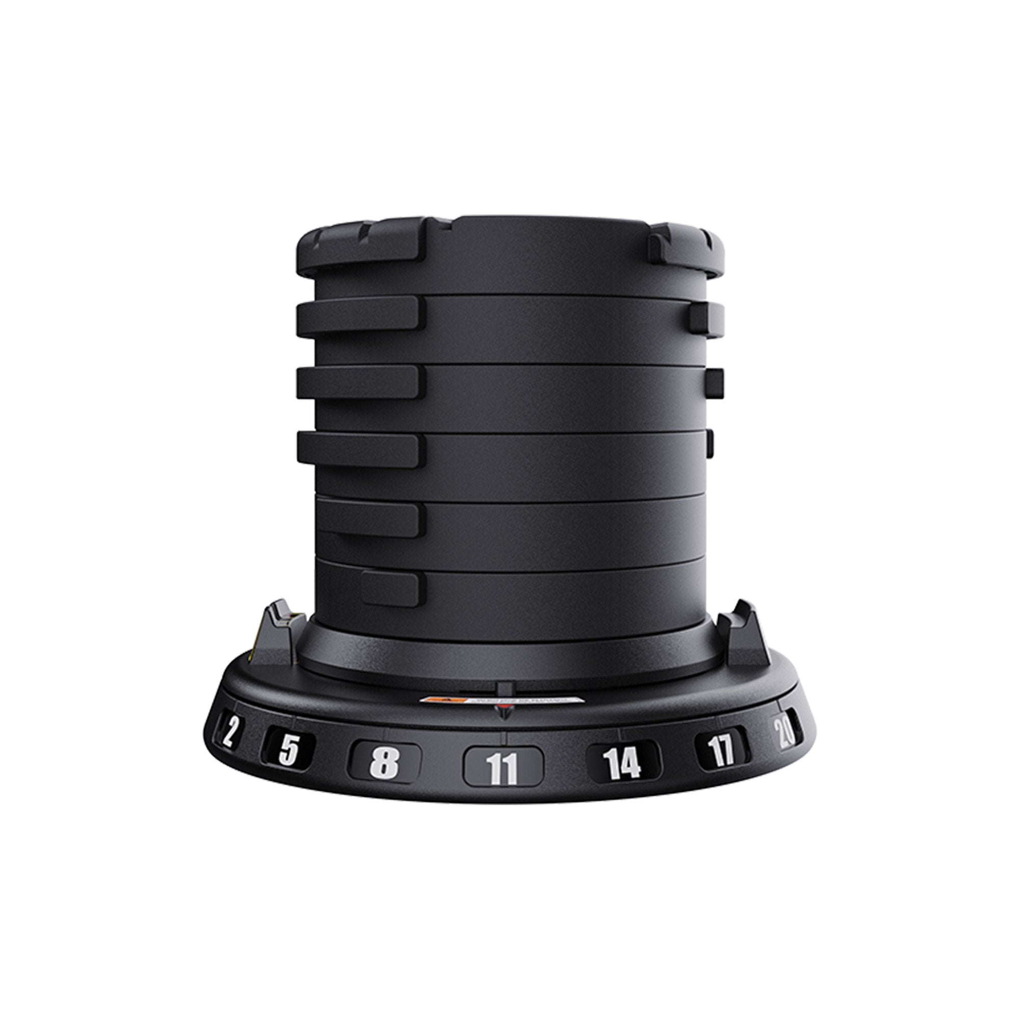 Powertrain Adjustable Kettlebell 20kg 7 in 1 Weight Selection Set w/Quick One Hand Adjustment Secure Locking System