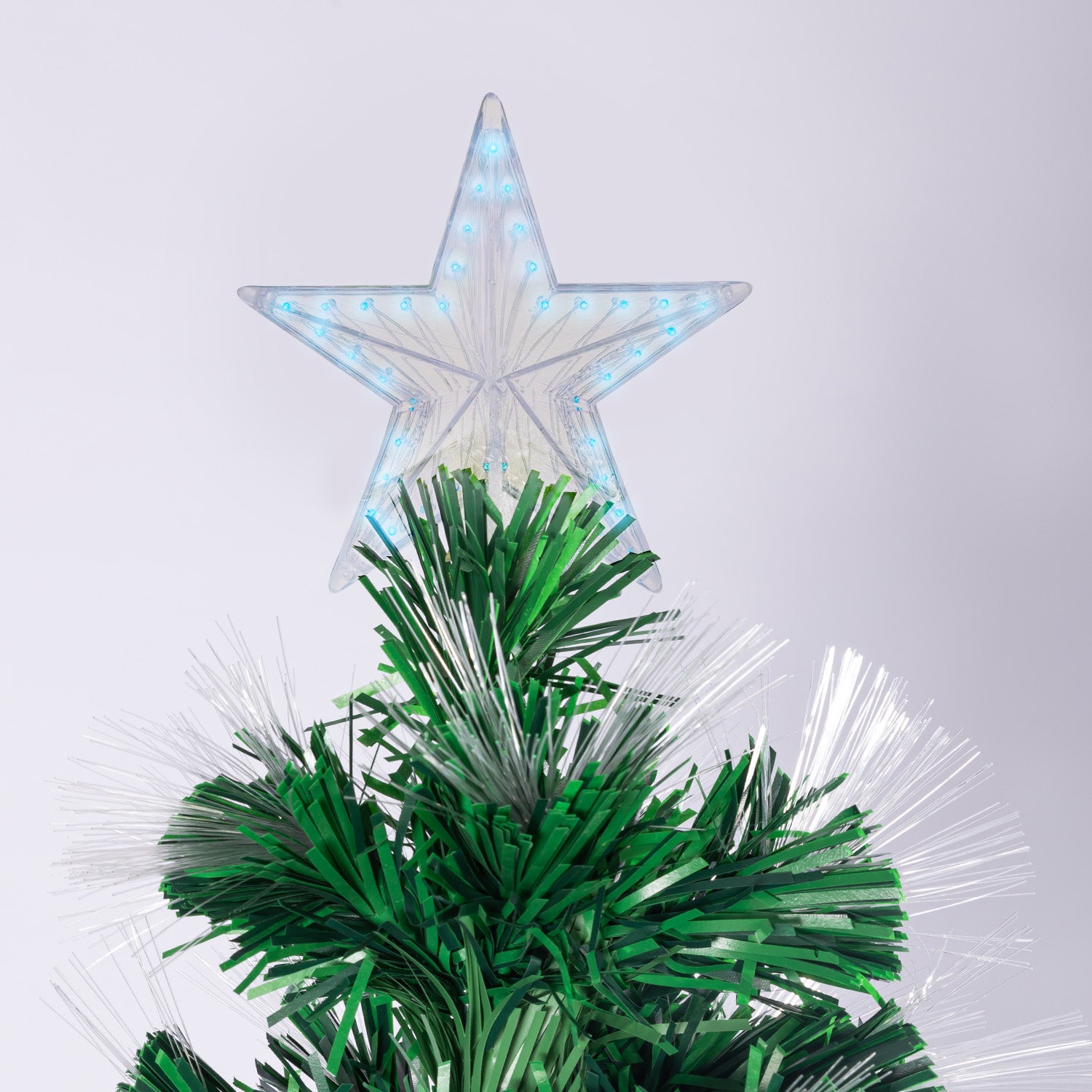 Christabelle 1.8m Enchanted Pre Lit Fibre Optic Christmas Tree Stars Xmas Decor-NSW_Metro