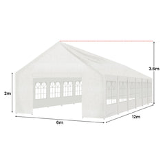 Wallaroo 12m x 6m outdoor event marquee carport tent-NT_Rural