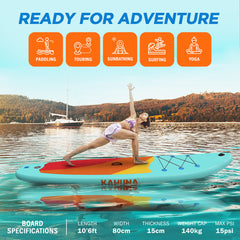 Kahuna Hana Inflatable Stand Up Paddle Board 10ft6in iSUP Accessories-QLD_Metro