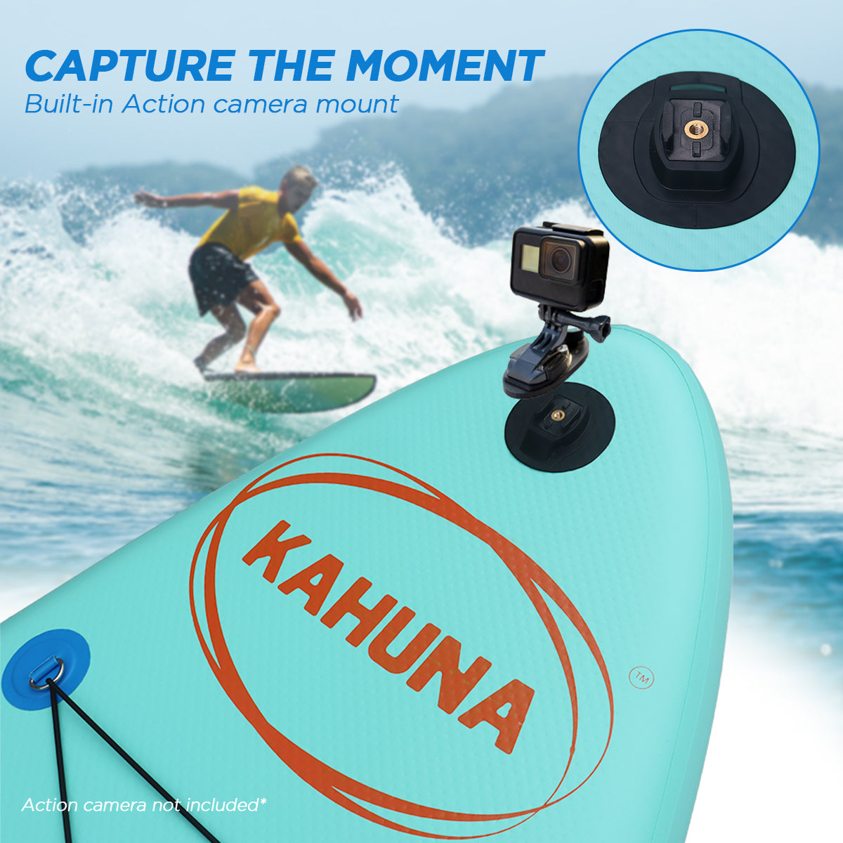 Kahuna Hana Inflatable Stand Up Paddle Board 10ft6in iSUP Accessories-ACT