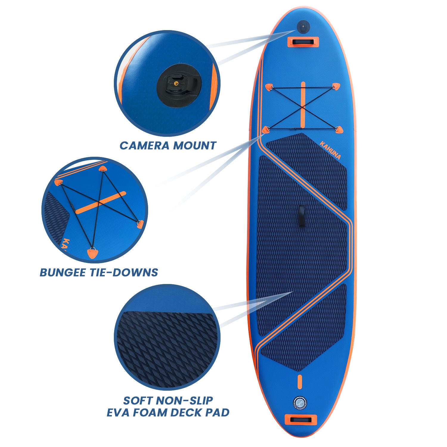 Kahuna Kai Premium Sports 10.6FT Inflatable Paddle Board-ACT