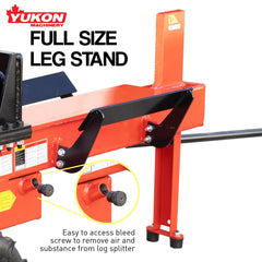 Yukon 15ton Petrol Hydraulic Log Splitter Wood Timber Firewood Block Cutter 196cc-VIC_Metro