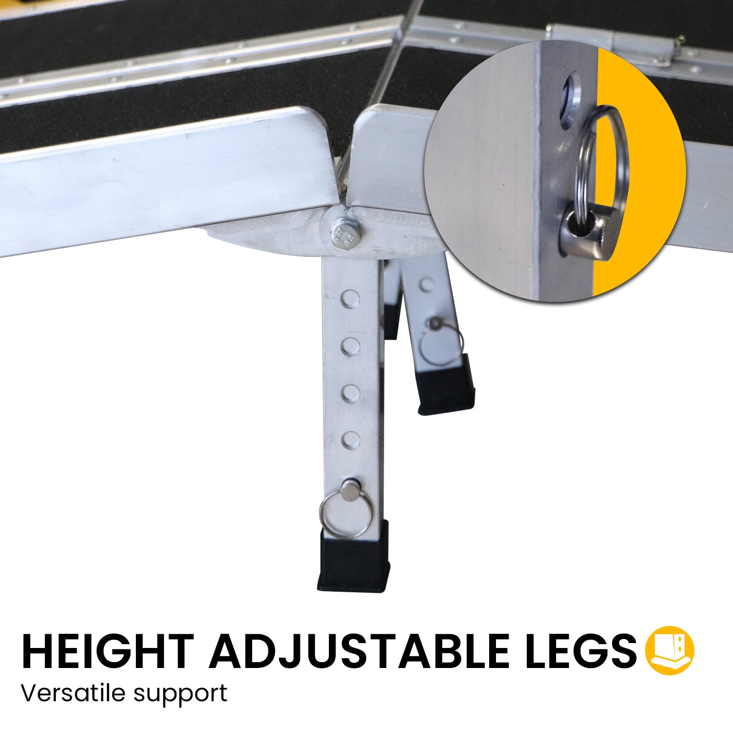Kartrite Folding Aluminium Wheelchair Ramp 8FT Portable Mobility Access Ramp