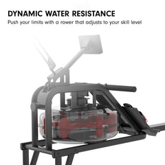 Powertrain 13L Water Resistance Rowing Machine Rower-SA_Metro