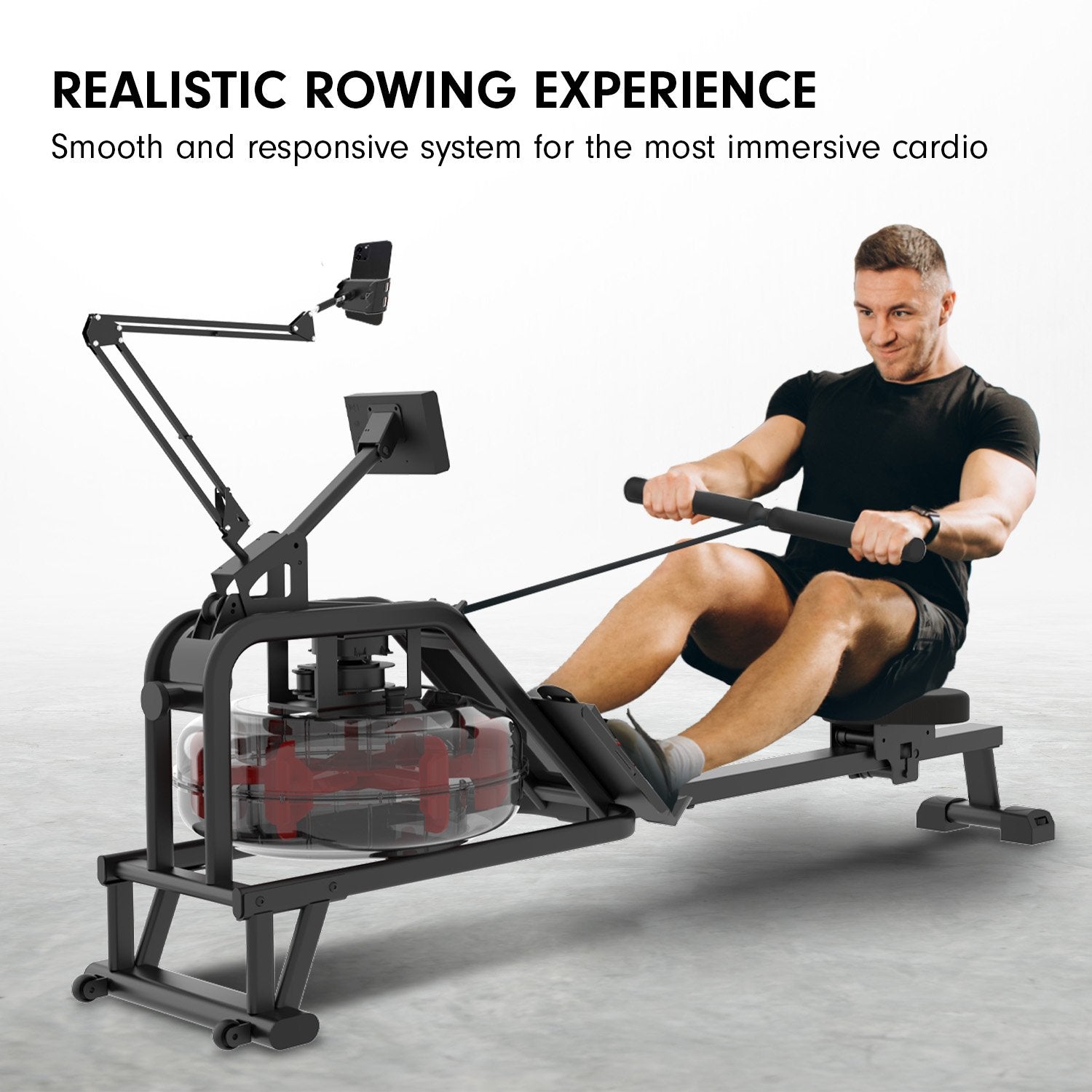 Powertrain 13L Water Resistance Rowing Machine Rower-ACT