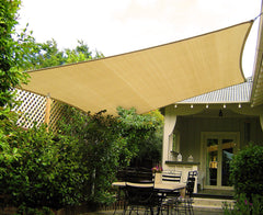 Wallaroo Rectangular Shade Sail 7m x 5m - Sand-VIC_Metro