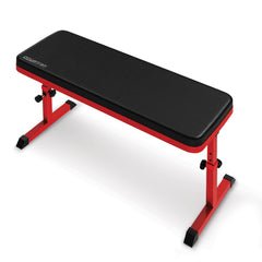 Powertrain Height-Adjustable Exercise Home Gym Flat Weight Bench-TAS_Metro