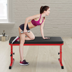 Powertrain Height-Adjustable Exercise Home Gym Flat Weight Bench-REMOTE