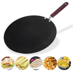 32cm Nonstick Frying Indian Tava Dosa Chapati Pan Flat Skillet Griddle Pan-NT_Metro