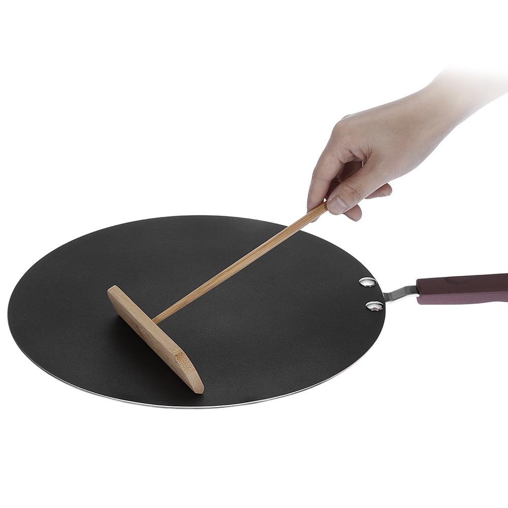 32cm Nonstick Frying Indian Tava Dosa Chapati Pan Flat Skillet Griddle Pan-ACT