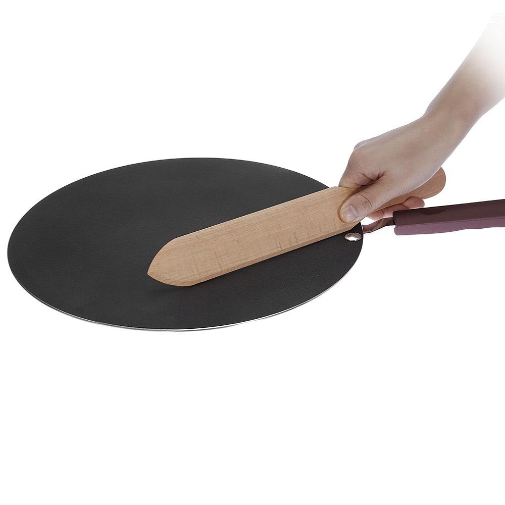 32cm Nonstick Frying Indian Tava Dosa Chapati Pan Flat Skillet Griddle Pan-ACT