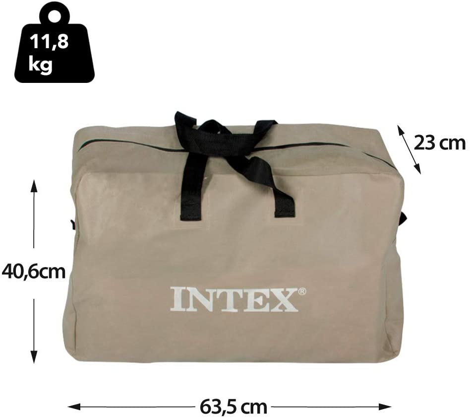 Intex Sports Challenger K1 Inflatable Kayak 1 Seat Floating Boat Oars River Lake 68305NP-QLD_Rural
