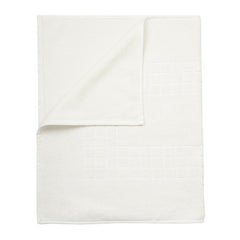 Microfiber Soft Non Slip Bath Mat Check Design (Cream)