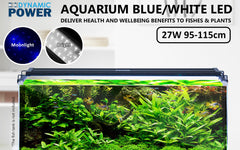 27W Aquarium Blue White LED Light for Tank 95-115cm-NT_Rural