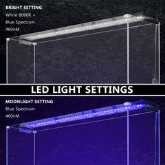 27W Aquarium Blue White LED Light for Tank 95-115cm-QLD_Metro