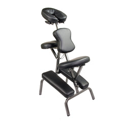 Aluminium Portable Beauty Massage Foldable Chair Table BLACK-TAS_Rural