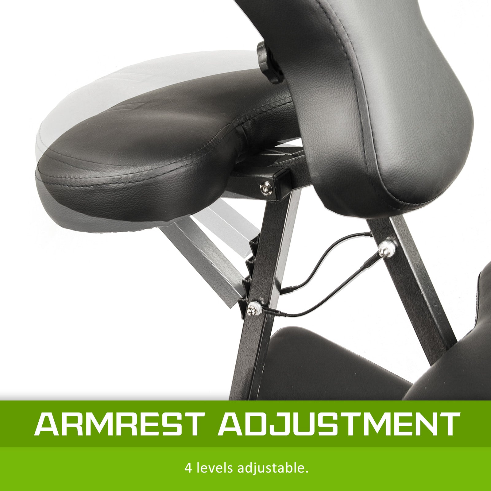 Aluminium Portable Beauty Massage Foldable Chair Table BLACK-SA_Metro