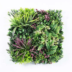 YES4HOMES 12 Artificial Plant Wall Grass Panels Vertical Garden Foliage Tile Fence 50X50 CM-WA_Rural