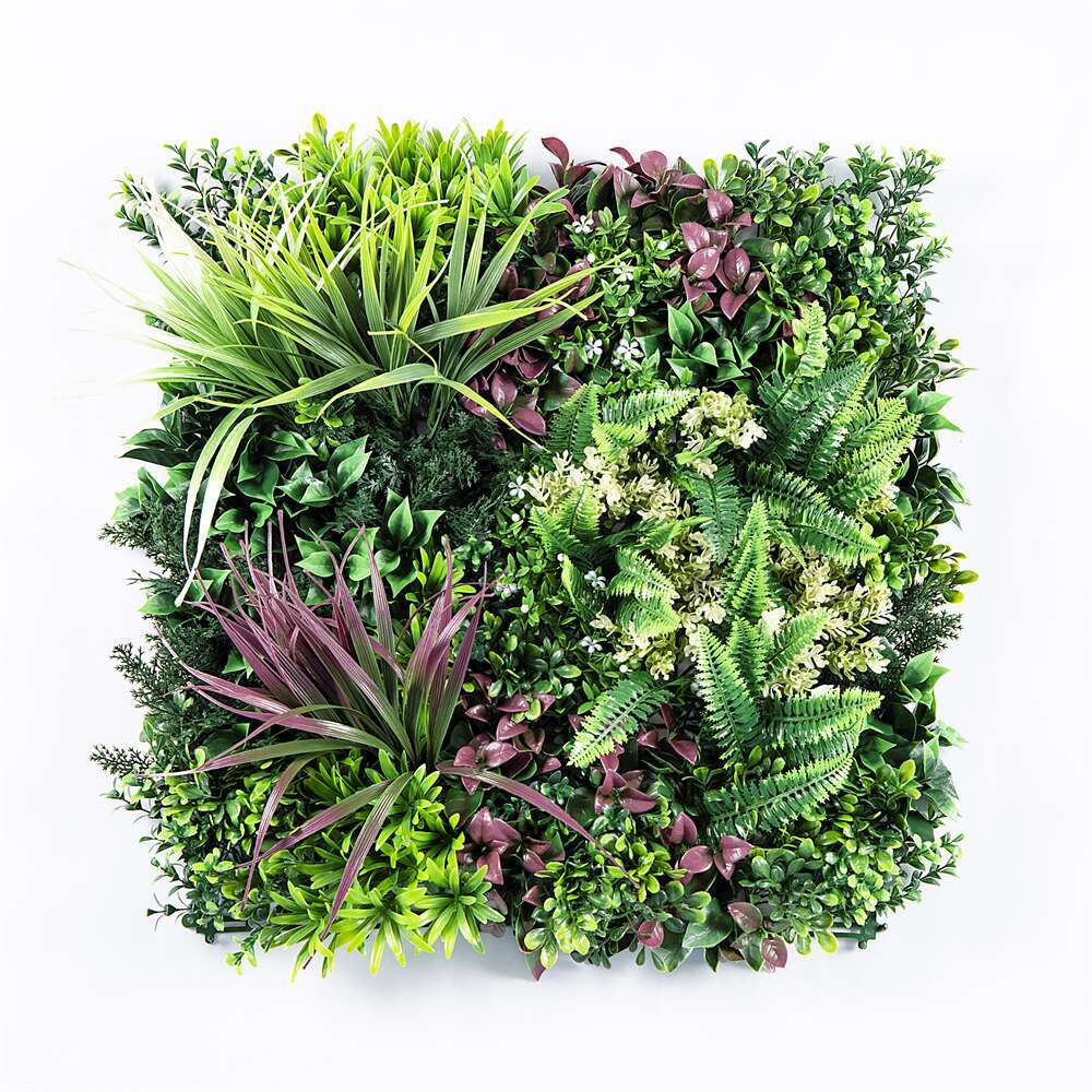 YES4HOMES 12 Artificial Plant Wall Grass Panels Vertical Garden Foliage Tile Fence 50X50 CM-SA_Metro