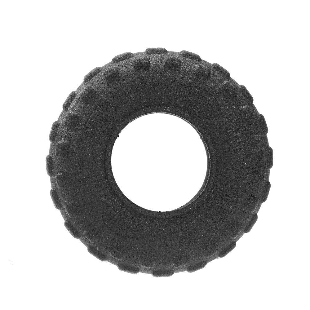 YES4PETS 2 x Small Dog Puppy Terrain Rubber Tyre Toy Dental Hygiene Chew Play Toy-ACT