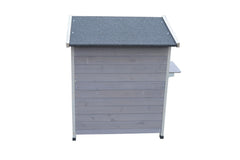 YES4PETS 2 Story Outdoor Cat Shelter Condo with Escape Door Rainproof Kitty House