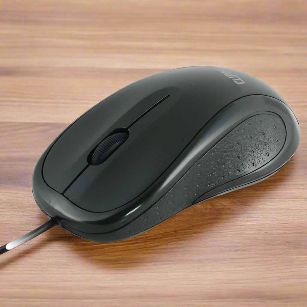 CLiPtec SCROLL MAX 1000DPI USB OPTICAL MOUSE - Black