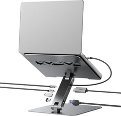 BENFEI 398GY TYPE-C 6-in-1 HDMI+USB-C(10G)+RJ45+2xUSB-A(10G)+PD