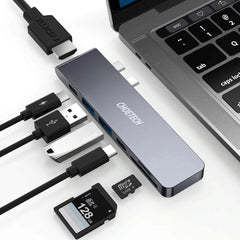 CHOETECH HUB-M14 USB-C 7 in 1 Expand Docking Station Hub for MacBook Pro