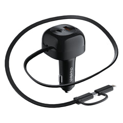 CHOETECH TC0036 PD45W USB-C+USB-A car charger with C+L Interface